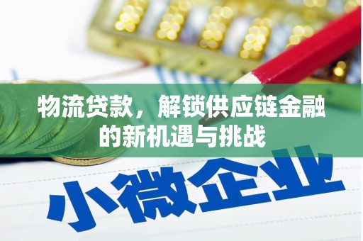 盘山物流贷款，解锁供应链金融的新机遇与挑战
